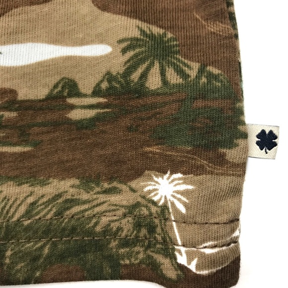 LUCKY BRAND Camouflage V-Neck Tee Skateboard Bears - Picture 3 of 10
